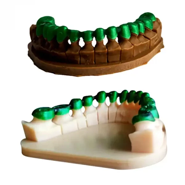 LCD-resina-moldes-dentales-1000-grm-color：verde